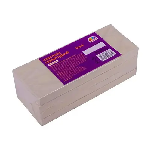 Пластилин скульптурный Творчество ГАММА&#039;UA 402304 белый 800 грамм