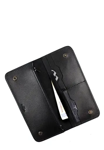 Кожаный портмоне Mark 2 черный - фото 2