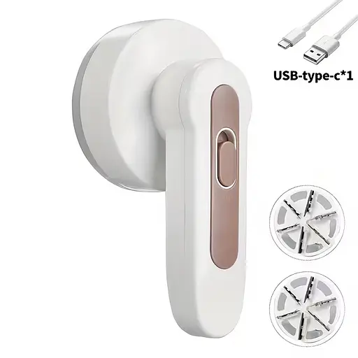 Машинка для стрижки удаления катышков с одежды USB Type-C 88213 - фото 3