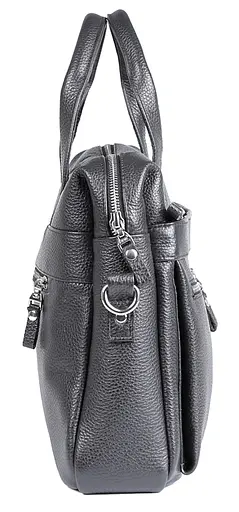 Чоловіча шкіряна сумка SHVIGEL 38х26х7-10 см sum0012577 - фото 5