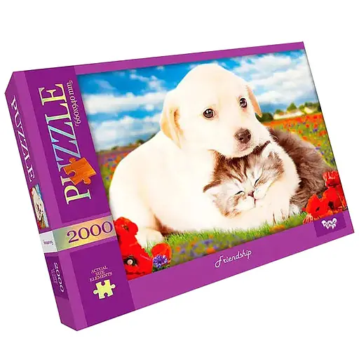 Пазл классический "Friendship" Danko Toys C2000-01-09, 2000 элементов - фото 1