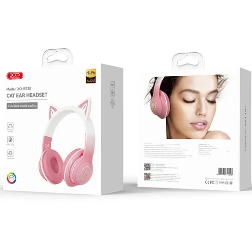 Навушники XO BE38 Pink (BE38.pink) - фото 4