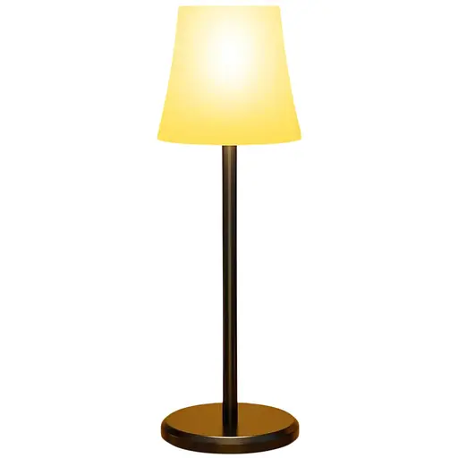 Бездротова настільна лампа, що перезаряджається, регульована нічник, 3 кольори + RGB, сенсорне управління, настільна лампа на бата