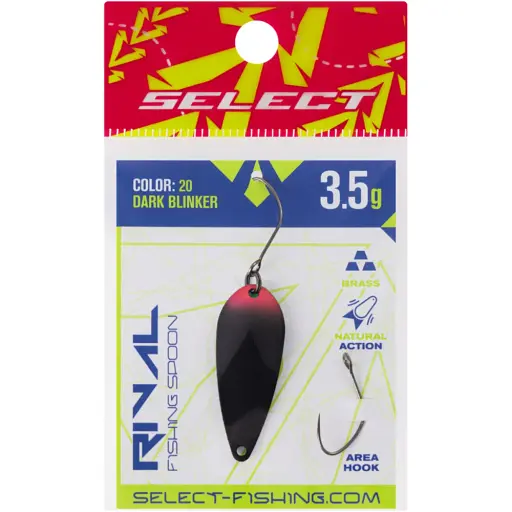 Блесна Select Rival 3.5g 34mm #20 Dark Blinker - фото 2