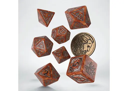 Набір кубиків The Witcher Dice Set. Geralt - The Monster Slayer , 7 шт. (SWGE02) - фото 2