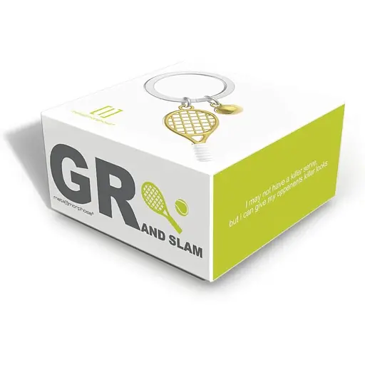 Брелок Metalmorphose Tennis Racket with silicone handle + tennis bal (8000020943851) - фото 2