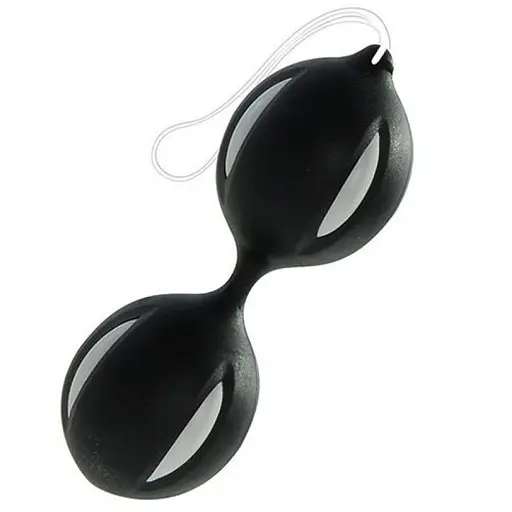 Вагінальні кульки Toyz4lovers Candy Balls Taffy чорні 10x3.5 см - фото 3
