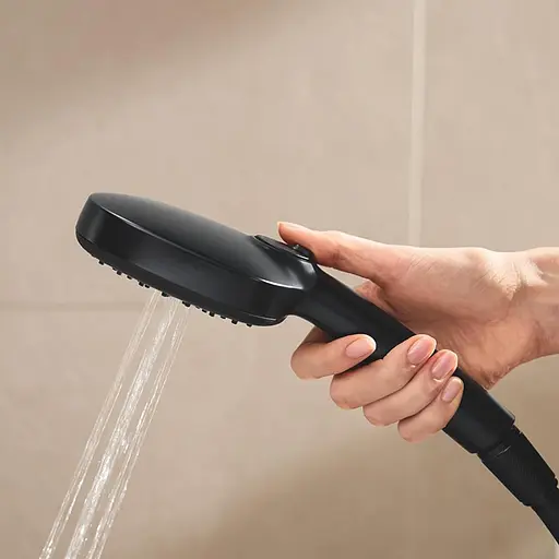 Душова система термостатична Grohe QuickFix Vitalio Comfort System 250 Cube 266962431, Чорний матовий - фото 7