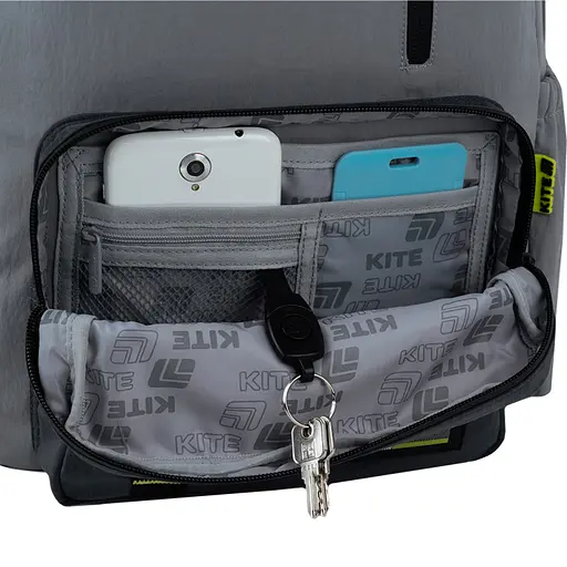 Рюкзак Kite Education teens 949L No One Cares Сірий (K26-949L-2) - фото 10