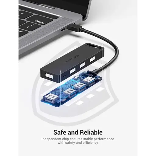 Хаб Vention Type-C to 4-Port TGKBD - фото 4