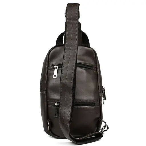 Рюкзак слинг кожаный с карманами TARWA 29х17х8 см sum0028225 - фото 6