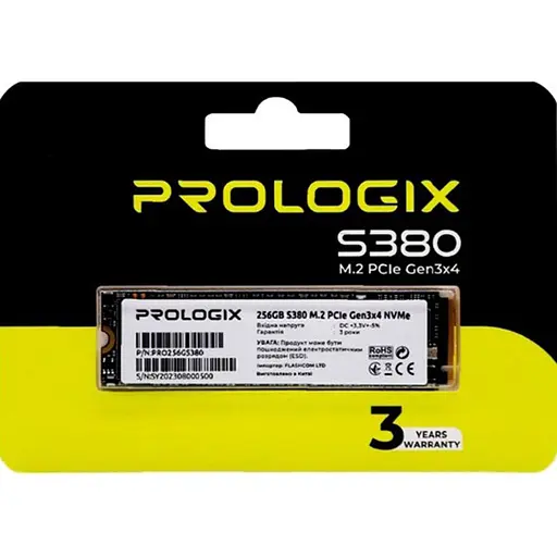 SSD накопитель Prologix S380 256GB (PRO256GS380) [119334] - фото 4