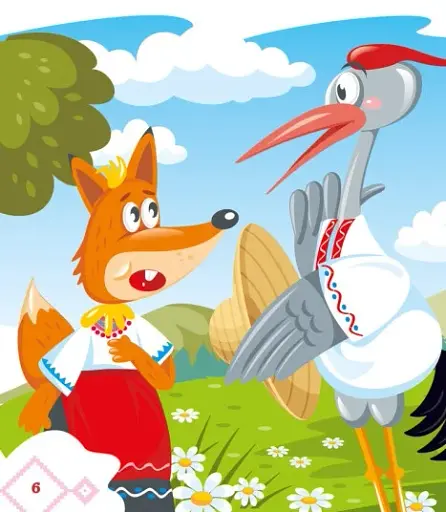 Українські казочки. Лисичка та журавель - фото 5