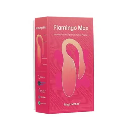 Віброяйце Magic Motion Flamingo Max 11 см помаранчевий - фото 7