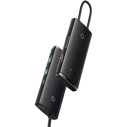 USB-хаб Baseus Lite Series 6-Port Type-C PD Hub (WKQX050101) [77934] - фото 4