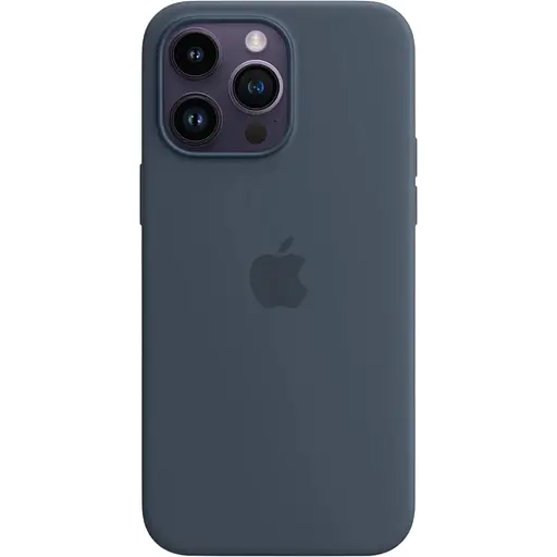Оригинальный силиконовый чехол Apple для iPhone 14 Pro Max (6.7") Silicone Case MagSafe Storm Blue (MPTQ3ZE/A)
