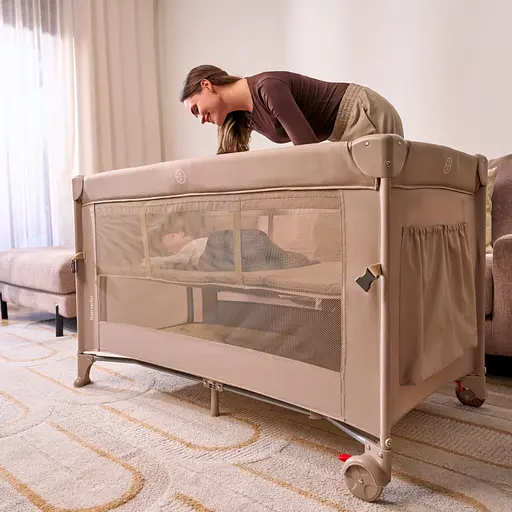 Детская кроватка-манеж Lionelo Ellen Grey Concrete (LO-ELLEN GREY CONCRETE) - фото 9