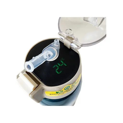 Дитячий термос-поїльник "Динозавр" MGZ-0324(Blue) з індикатором температури 550 мл - фото 5