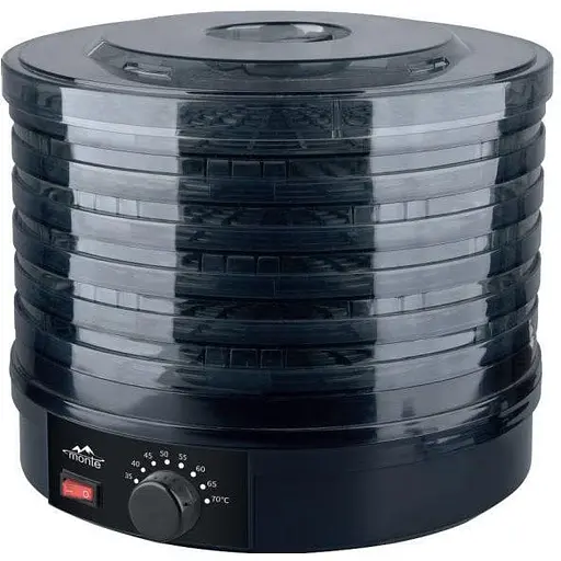 Сушарка для овочів і фруктів Monte 400 Вт/6 лотків