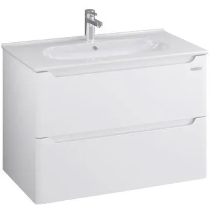 Тумба підвісна Sanwerk Вега Air 81 Білий з умивальником Клеа (MV0000814) Білий - фото 1