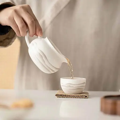 Чахай Белый фарфор Далекие Горы, 220 мл - фото 3