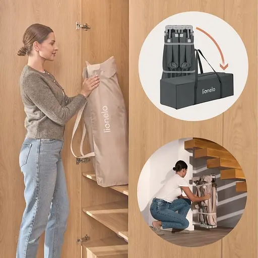 Манеж Lionelo Florence Easy Fold Grey Graphite (LO-FLORENCE EASY FOLD GREY GRAPHITE) - фото 11