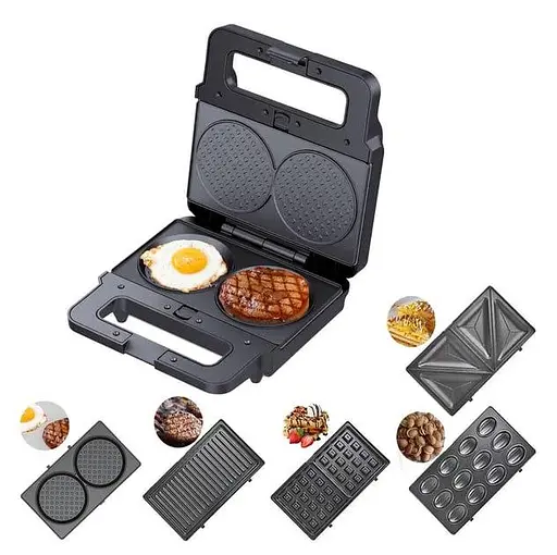 Гриль ZepLine 5в1 ZP-813 Серый 2200 Вт - фото 2