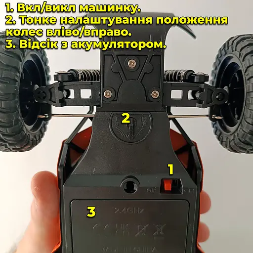 Високошвидкісна машинка Баггі з дистанційним керуванням Shuttle Wild Road 20 км/год - фото 5