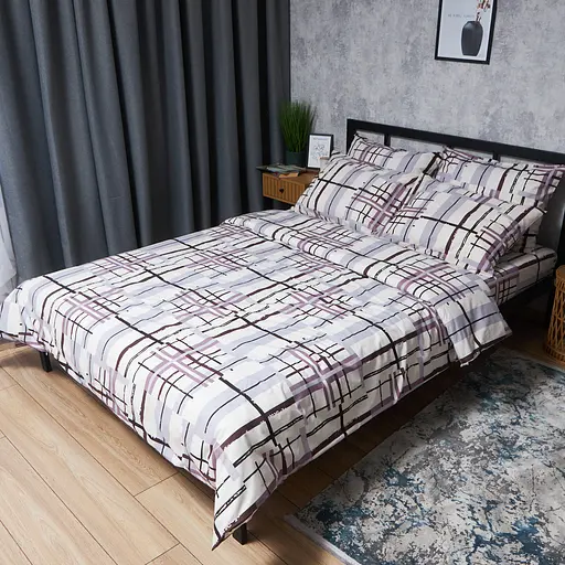 Пододеяльник Moon&Star Бязь Gold Люкс Urban Lines Евро 200x220 см - фото 1