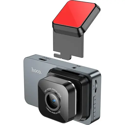 Автомобильный видеорегистратор Hoco DV9 Metal Gray [136877] - фото 2