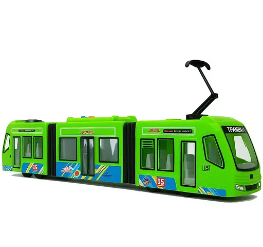 Трамвай АвтоЭксперт, звук на украинском языке, песни, правила движения, дверцы, 1:16 (В ассортименте)