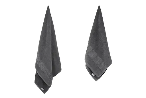 Набор полотенец махровых Ardesto Lotus 50х90 см 70х140 см 2 шт. 100% хлопок темно-серый (ART2357MC)  - фото 7