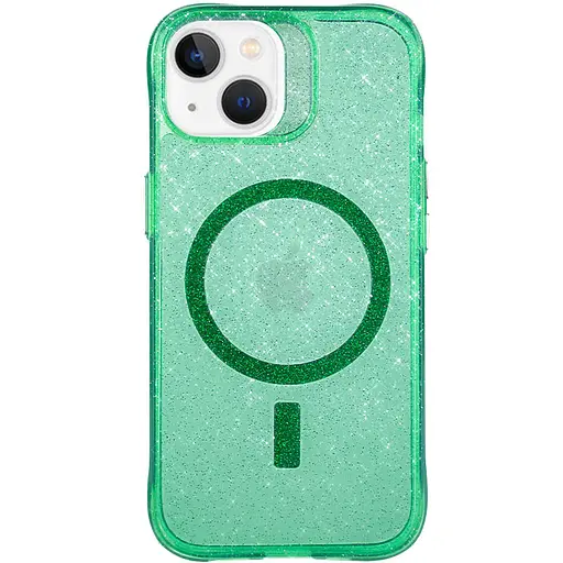 Чохол Epik TPU Radiance with MagSafe для Apple iPhone 15, 6.1 Green - фото 1