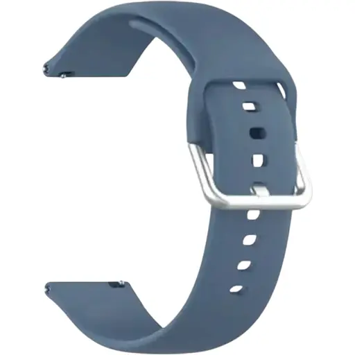 Ремешок DK CDK для Garmin Forerunner 255 / 255 Music "L" 22mm Silicone Sport Band Classic (011018) (azure blue)