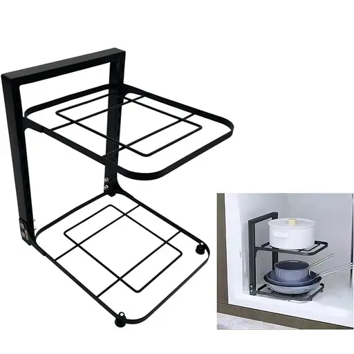 Полиця-органайзер для кухні 2яр 26*22*33см Stenson R94697 - фото 5