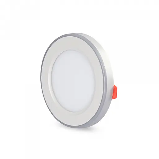 LED світильник вбудований з декоративною підсвіткою VIDEX DL4R 6W+3W 5000K+2700K 220V - фото 2