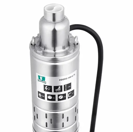 Насос глубинный вихревой Pumpman 4QGD2-100-0.75 кВт Нmax 135 м Qmax 2,4 куб.м 750 Вт (CV029779) - фото 3