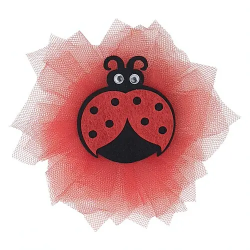 Брошка-заколка Божа корівка - фото 2