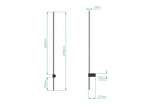 Настінний світильник MJ-Light LINE 12W 3000K WH 13008 - фото 5