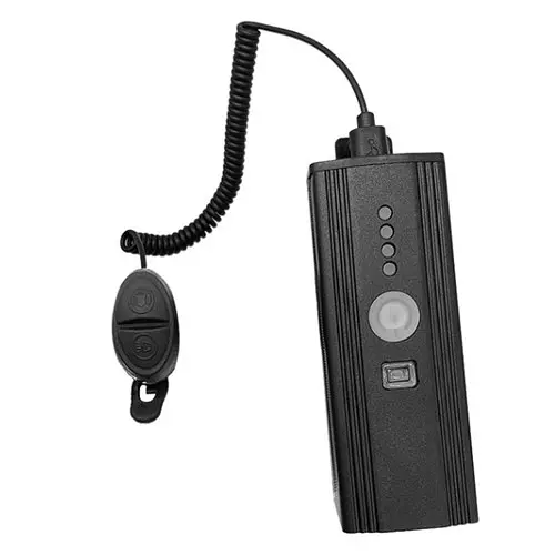 Велосипедный фонарь и велозвонок HJ-062 датчик света + выносная кнопка + microUSB + 4 режима / 3 режима - фото 4