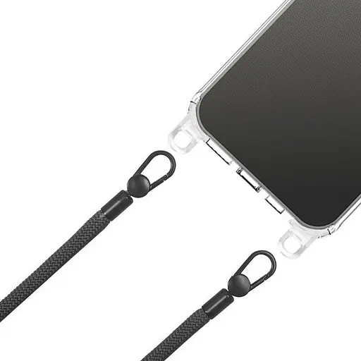 Чохол Epik TPU Transparent with Straps для Apple iPhone 13 Pro 6.1 Black - фото 5