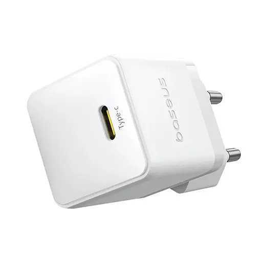МЗП Baseus Palm Fast Charger 30W (1USB-C) + кабель Type-C to Type-C (P10111605113-01) Moon White - фото 3