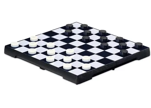 Настільна гра CAYRO Магнітні шашки малі (поле 16х16 см) (406) - фото 2