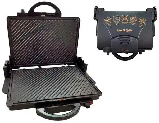 Прижимной контактный гриль Maestro MR-717 домашний 1900 Вт Черный - фото 4