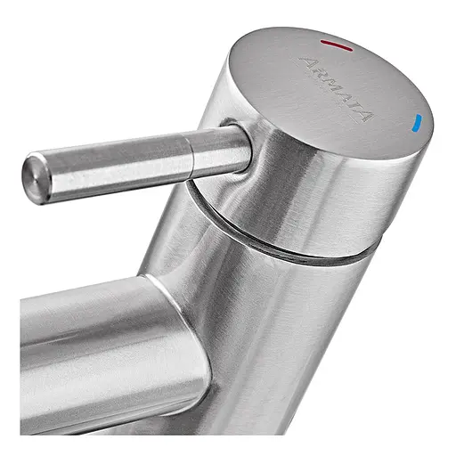 Змішувач для умивальника Armata SUS-001-A-High високий CH6477 Нержавіюча сталь - фото 2