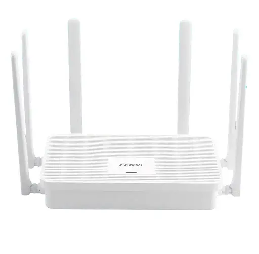 Роутер Fenvi FV-AX3000WR, белый, WiFi 6 (2,4 ГГц до 574 Мб/с/5 ГГц до 2402 Мб/с), 3xGLan, 1xGWan, MU-MIMO, 6 внешних антенн - фото 1