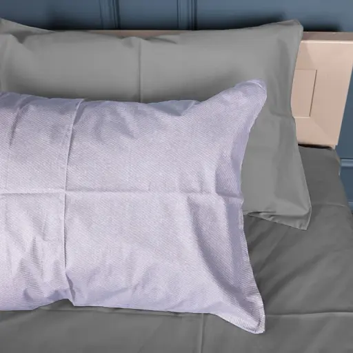 Простирадло MirSon Сатин 22-1380 Grey Gleam 200x220 см (2200010476873) - фото 5