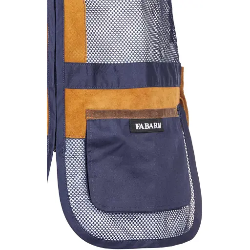 Жилет стрелковый Fabarm Superlative Summer 3XL Синий/оранжевый - фото 2