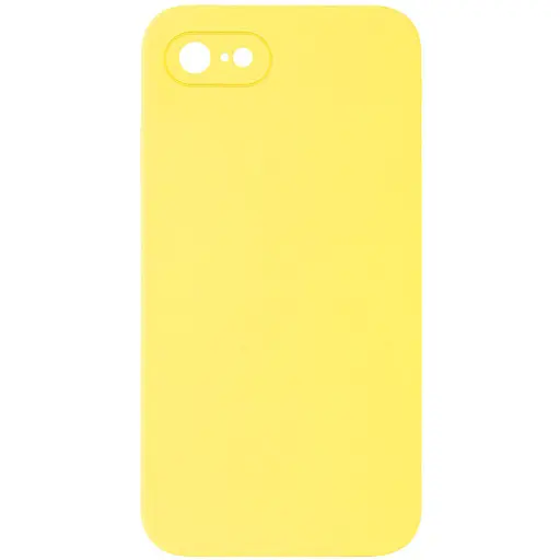 Чехол Epik Silicone Case Square Full Camera Protective AA NOLOGO для Apple iPhone 6/6s 4.7 Желтый/Yellow