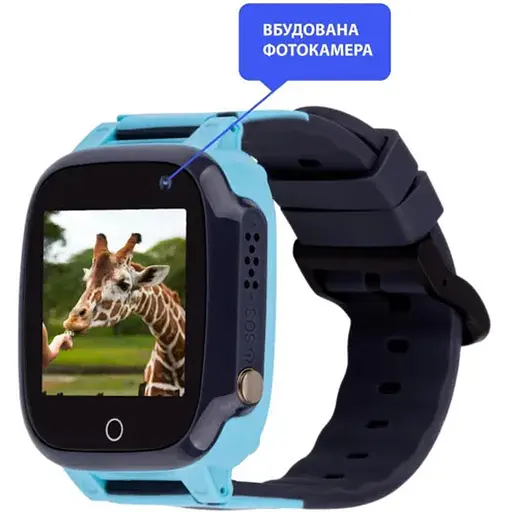 Smart Watch AmiGo GO008 MILKY GPS Wi-Fi Blue UA UCRF - фото 4